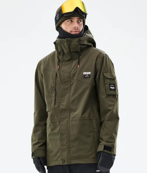 adept_0-18.webp Snowboardjacken<Dope Snow Adept OliveGreen