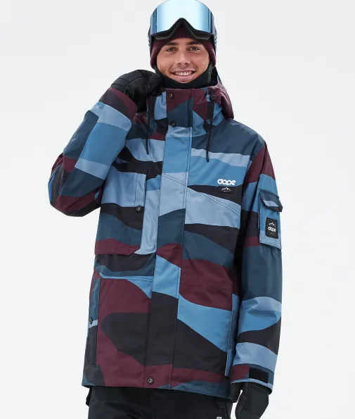 Skijacken<Dope Snow Adept ShardsBurgundyBlue