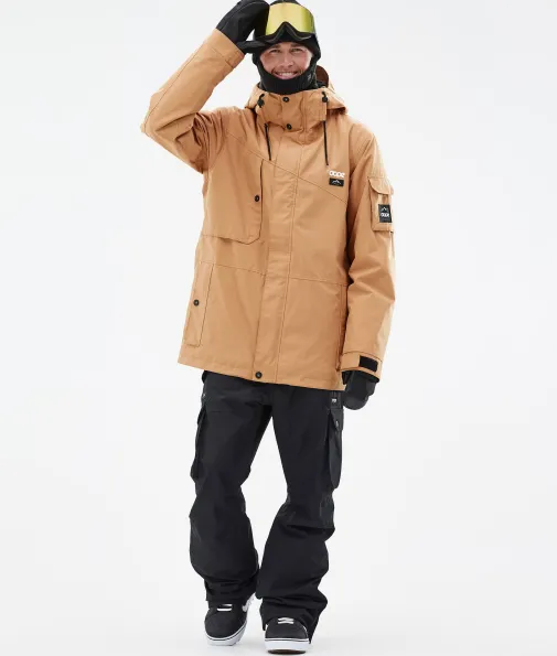 adept_2-27.webp Snowboardjacken<Dope Snow Adept KhakiYellow