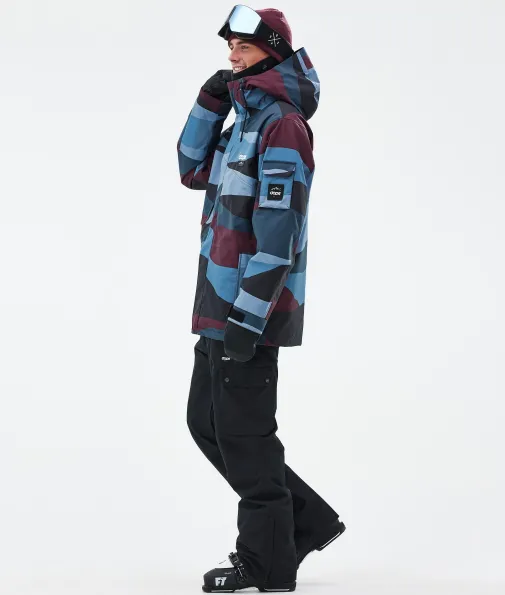 adept_2-36.webp Skijacken<Dope Snow Adept ShardsBurgundyBlue