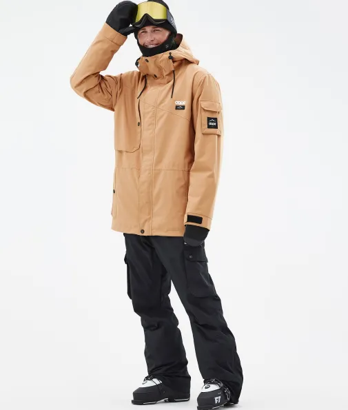 adept_2-53.webp Skijacken<Dope Snow Adept KhakiYellow