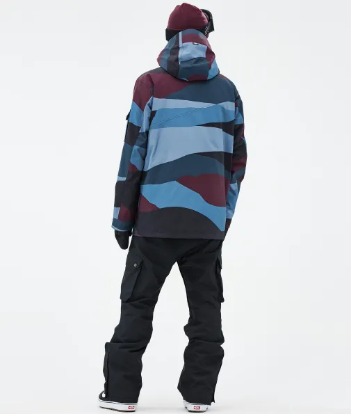 adept_3-11.webp Snowboardjacken<Dope Snow Adept ShardsBurgundyBlue