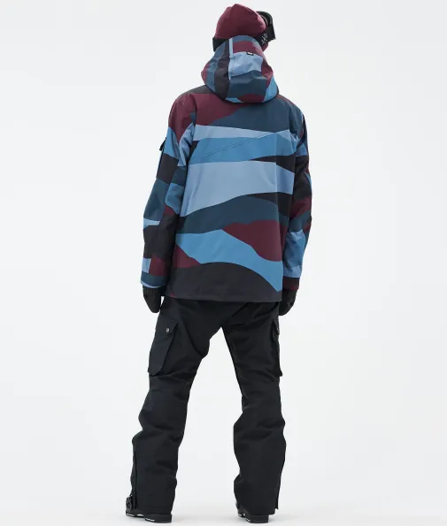 adept_3-36.webp Skijacken<Dope Snow Adept ShardsBurgundyBlue