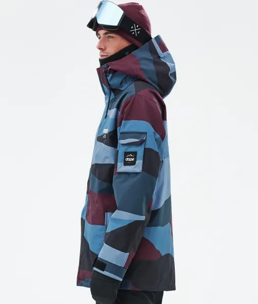 adept_4-36.webp Skijacken<Dope Snow Adept ShardsBurgundyBlue