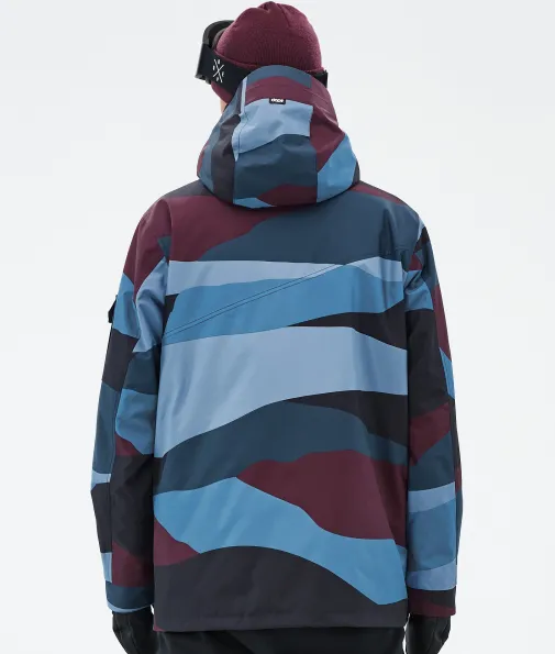 adept_5-36.webp Skijacken<Dope Snow Adept ShardsBurgundyBlue