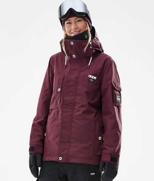 Skijacken<Dope Snow Adept W Burgundy