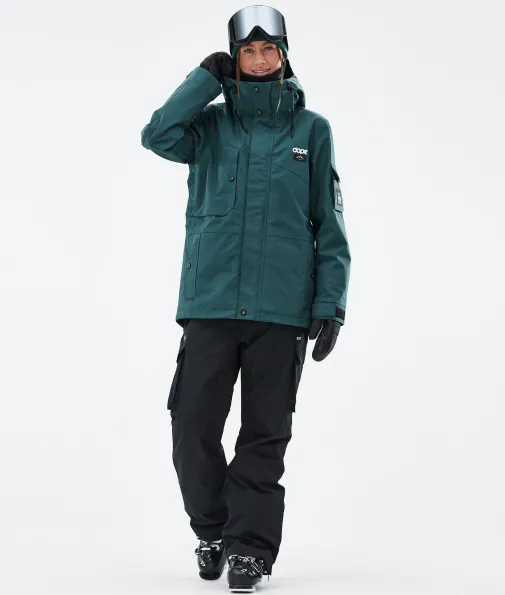 adept_w_1-45.webp Skijacken<Dope Snow Adept W BottleGreen