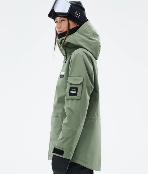 adept_w_4-12.webp Snowboardjacken<Dope Snow Adept W MossGreen