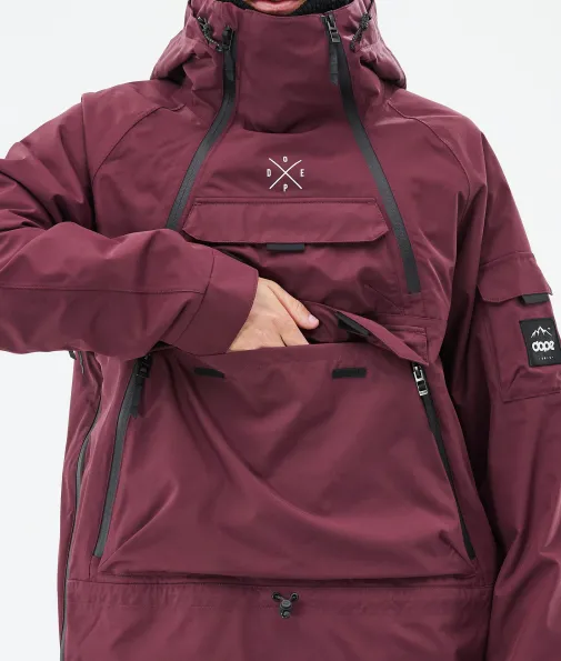akin_8.webp Snowboardjacken<Dope Snow Akin Burgundy