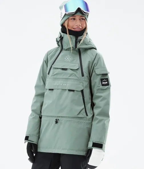 Snowboardjacken<Dope Snow Akin W FadedGreen