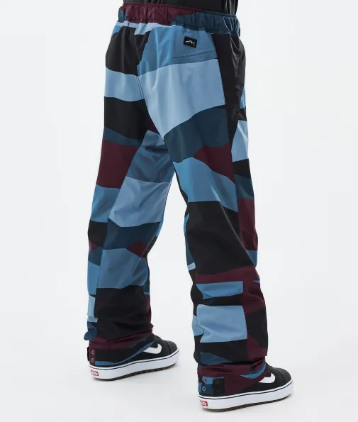 blizzard_3-70.webp Snowboardhosen<Dope Snow Blizzard ShardsBurgundyBlue