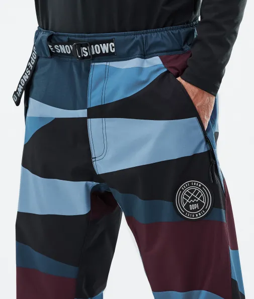blizzard_4-70.webp Snowboardhosen<Dope Snow Blizzard ShardsBurgundyBlue
