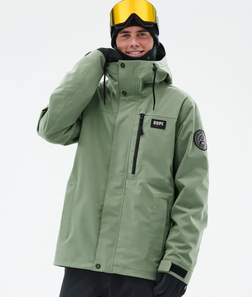 Snowboardjacken<Dope Snow Blizzard Full Zip MossGreen