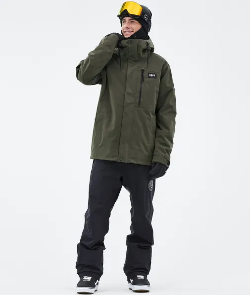Snowboardjacken<Dope Snow Blizzard Full Zip OliveGreen