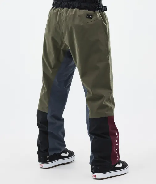 blizzard_track_3-1.webp Snowboardhosen<Dope Snow Blizzard Track OIiveGreen/Burgundy/MetalBlue/Black