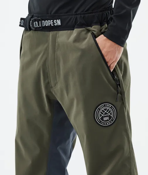 blizzard_track_4-1.webp Snowboardhosen<Dope Snow Blizzard Track OIiveGreen/Burgundy/MetalBlue/Black