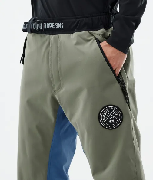 blizzard_track_4.webp Snowboardhosen<Dope Snow Blizzard Track Greenish/LightGrey/Black/BlueSteel