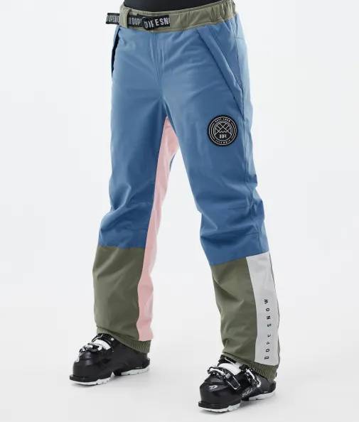blizzard_track_w_0.webp Skihosen<Dope Snow Blizzard Track W BlueSteel/LightGrey/SoftPink/Greenish