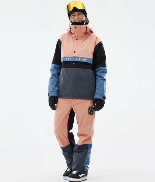 blizzard_track_w_1-2.webp Snowboardhosen<Dope Snow Blizzard Track W FadedPeach/BlueSteel/Black/MetalBlue