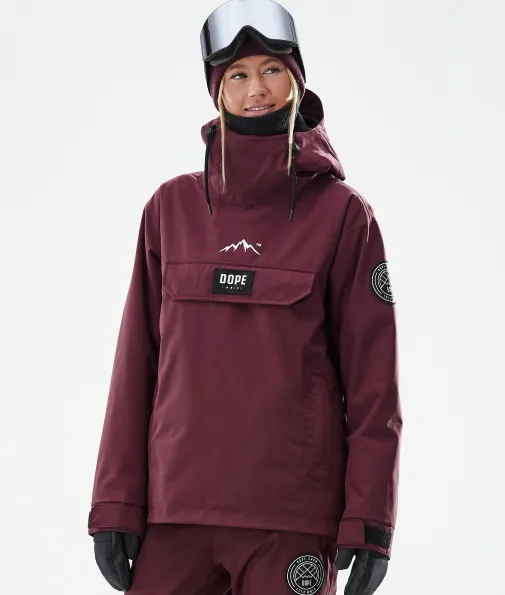 Snowboardjacken<Dope Snow Blizzard W Burgundy