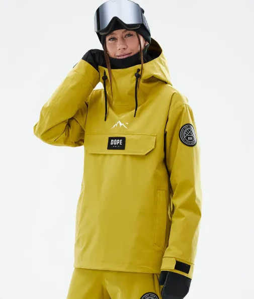 Snowboardjacken<Dope Snow Blizzard W Yellow