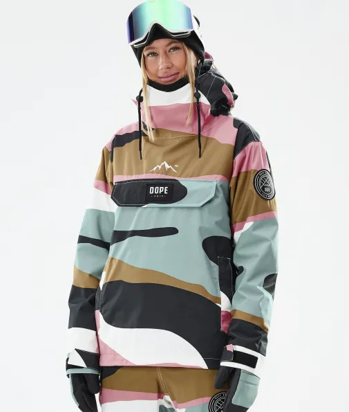 Skijacken<Dope Snow Blizzard W ShardsGoldMutedPink