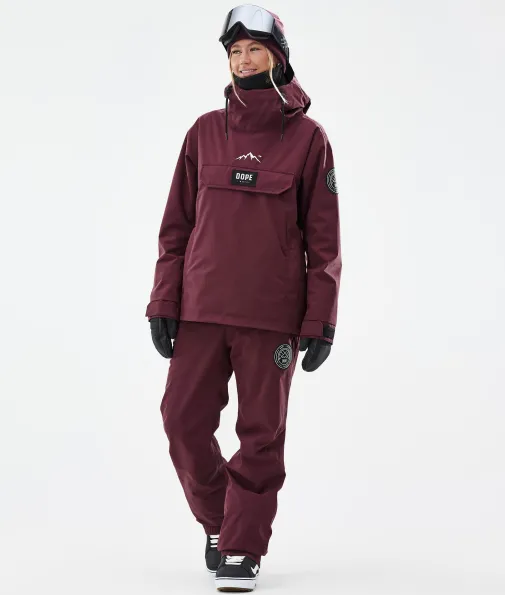 Snowboardjacken<Dope Snow Blizzard W Burgundy