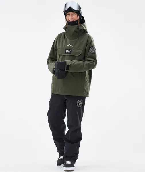 Snowboardjacken<Dope Snow Blizzard W OliveGreen
