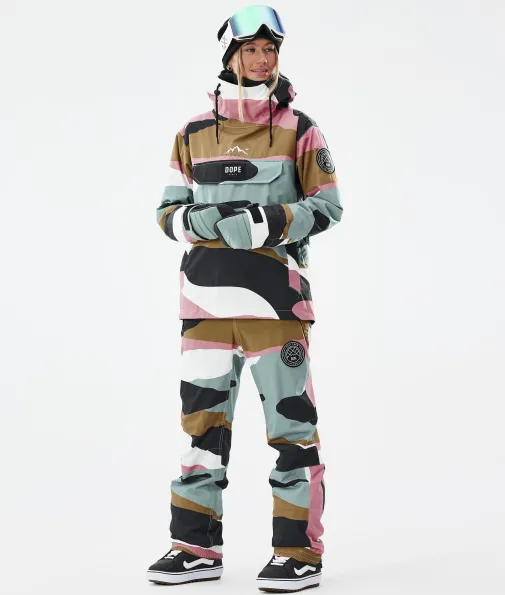 Snowboardjacken<Dope Snow Blizzard W ShardsGoldMutedPink