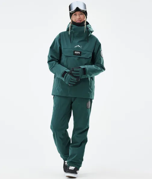 Snowboardhosen<Dope Snow Blizzard W BottleGreen