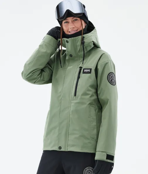Skijacken<Dope Snow Blizzard W Full Zip MossGreen