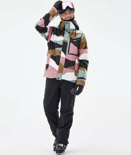 Skijacken<Dope Snow Blizzard W Full Zip ShardsGoldMutedPink