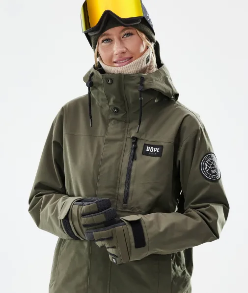 Skijacken<Dope Snow Blizzard W Full Zip OliveGreen