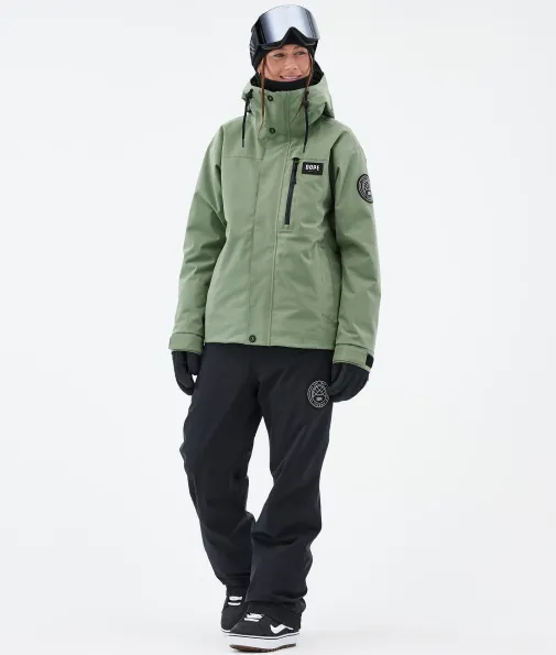 Snowboardjacken<Dope Snow Blizzard W Full Zip MossGreen