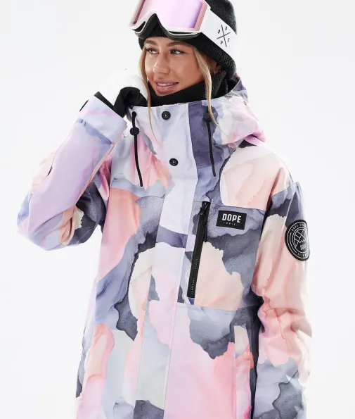 Snowboardjacken<Dope Snow Blizzard W Full Zip BlotPeach