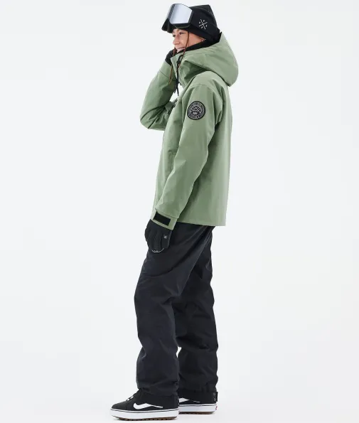 blizzard_w_full_zip_2-6.webp Snowboardjacken<Dope Snow Blizzard W Full Zip MossGreen
