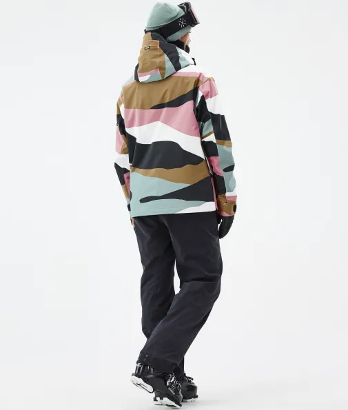 blizzard_w_full_zip_3-18.webp Skijacken<Dope Snow Blizzard W Full Zip ShardsGoldMutedPink