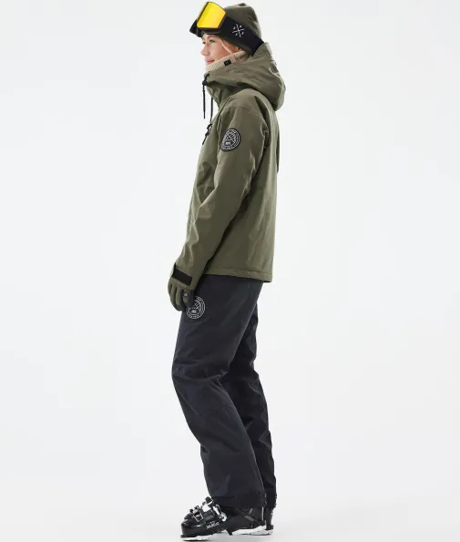 blizzard_w_full_zip_3-19.webp Skijacken<Dope Snow Blizzard W Full Zip OliveGreen