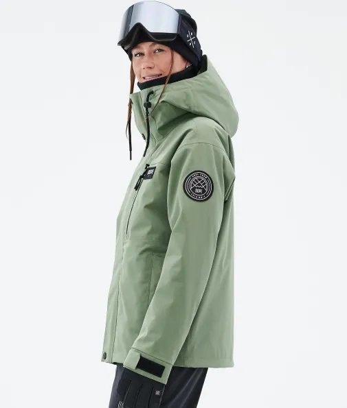 blizzard_w_full_zip_4-6.webp Snowboardjacken<Dope Snow Blizzard W Full Zip MossGreen