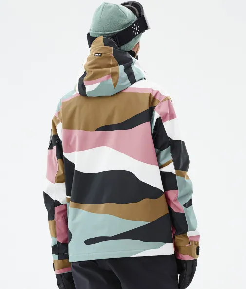 blizzard_w_full_zip_5-18.webp Skijacken<Dope Snow Blizzard W Full Zip ShardsGoldMutedPink