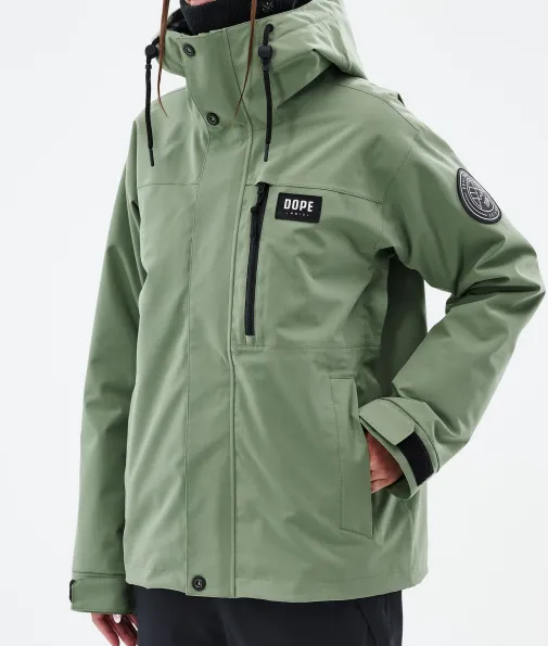 blizzard_w_full_zip_6-6.webp Snowboardjacken<Dope Snow Blizzard W Full Zip MossGreen