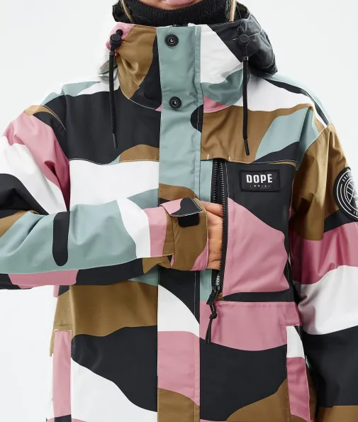 blizzard_w_full_zip_7-18.webp Skijacken<Dope Snow Blizzard W Full Zip ShardsGoldMutedPink