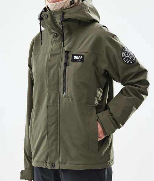 blizzard_w_full_zip_7-19.webp Skijacken<Dope Snow Blizzard W Full Zip OliveGreen