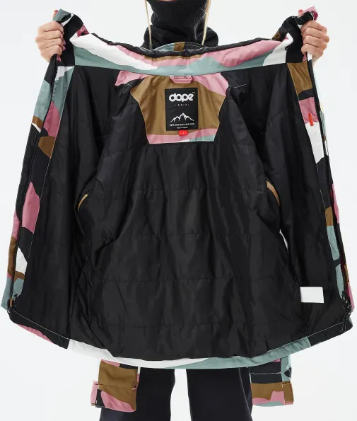 blizzard_w_full_zip_8-18.webp Skijacken<Dope Snow Blizzard W Full Zip ShardsGoldMutedPink