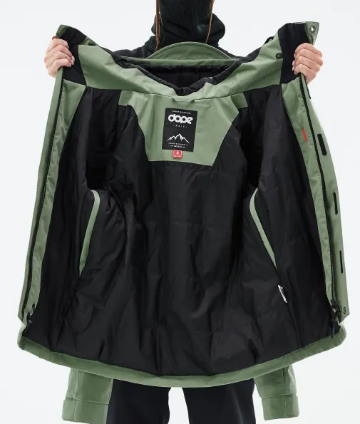 blizzard_w_full_zip_8-6.webp Snowboardjacken<Dope Snow Blizzard W Full Zip MossGreen