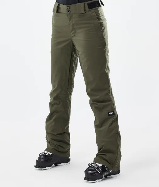 Skihosen<Dope Snow Con W OliveGreen