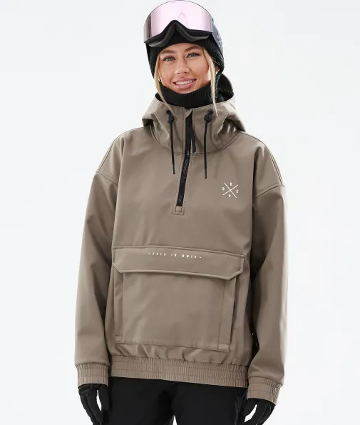 Snowboardjacken<Dope Snow Cyclone W 2022 Walnut