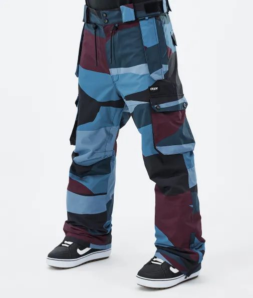 iconic_0-14.webp Snowboardhosen<Dope Snow Iconic ShardsBurgundyBlue