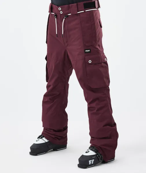 Skihosen<Dope Snow Iconic Burgundy