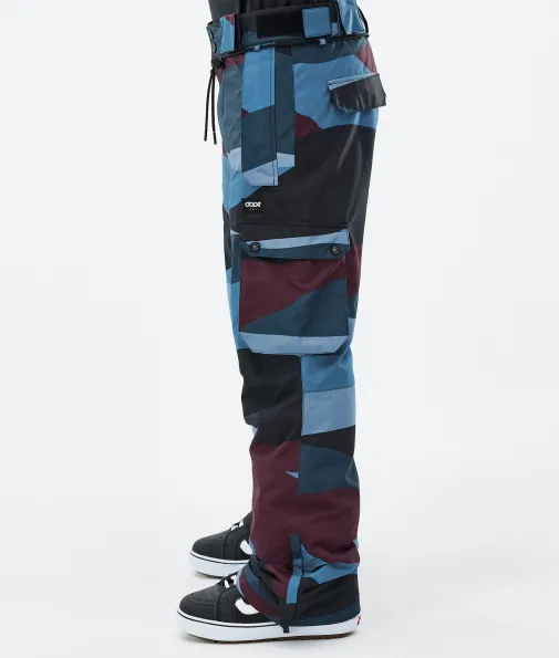 iconic_2-14.webp Snowboardhosen<Dope Snow Iconic ShardsBurgundyBlue